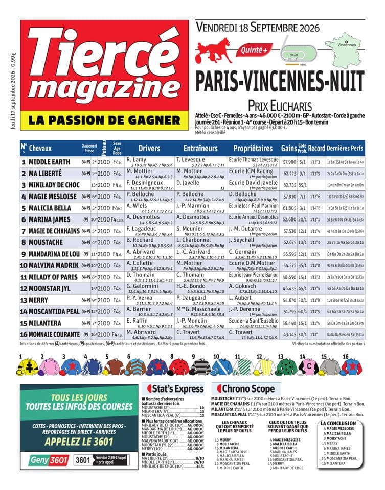 Couverture de l'édition du Jeudi 17 septembre 2026